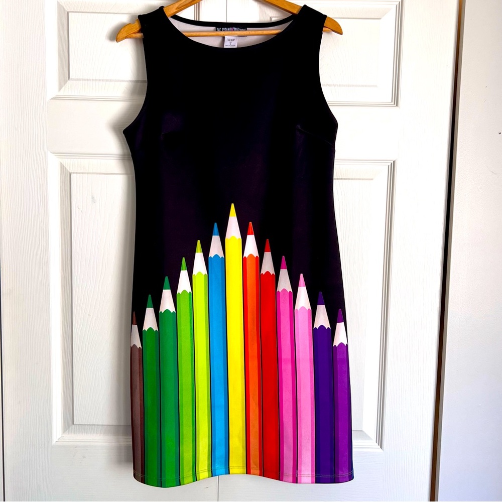 The Pyramid Collection Pencil Crayon Dress Large